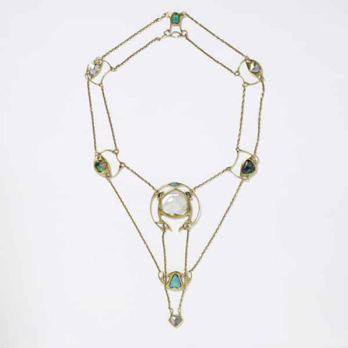 Pearl and Opal Necklace, Knox c.1902.