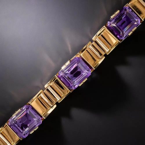 Amethyst Bracelet.