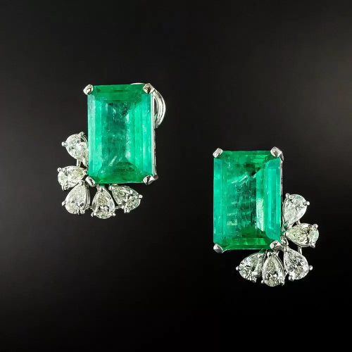 Emerald Earrings.
