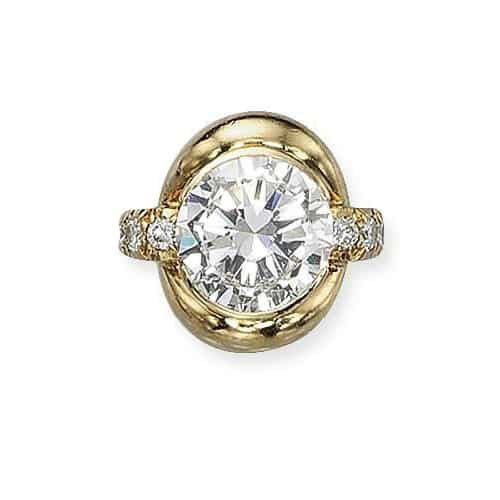 René Boivin Round Diamond Ring. Photo Courtesy of Christie's.