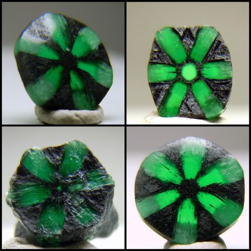 Trapiche Emeralds.