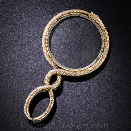 Ouroboros Serpent Magnifying Glass.