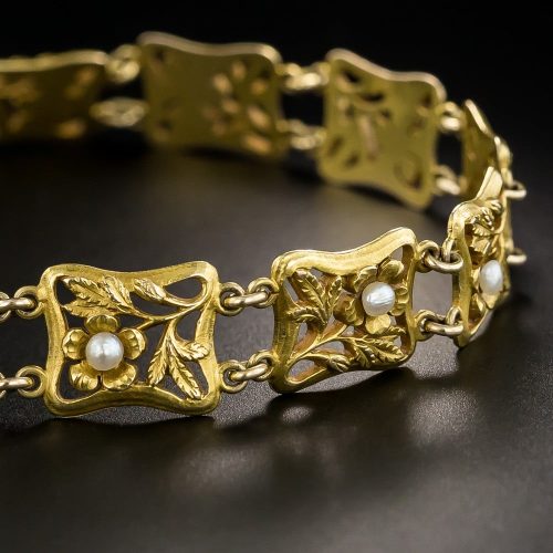 Art Nouveau Pearl Bracelet, Carter, Gough & Co.