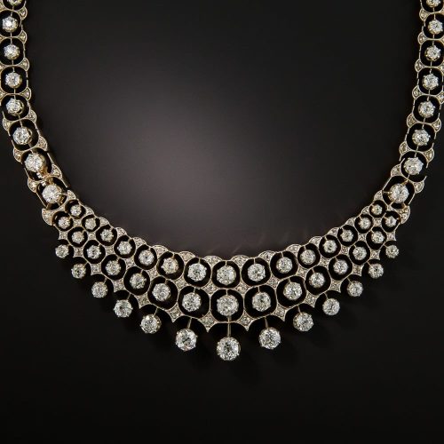 Diamond Bib Necklace, c.1910-1920.