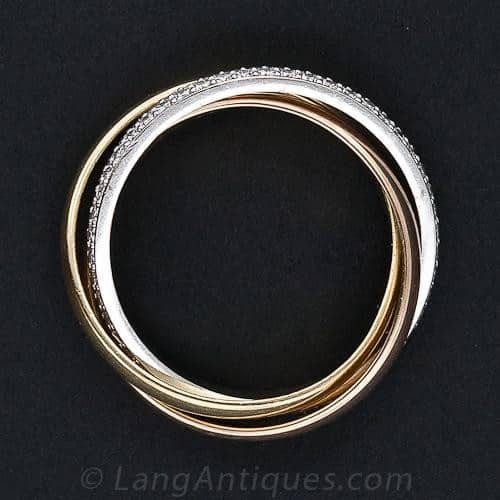 Cartier Trinity Rolling Ring.