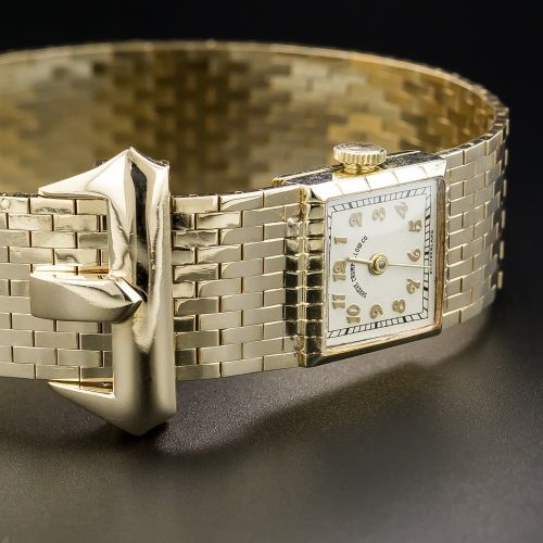 Buckle Bracelet Style Wristwatch, by Shreve, Crump & Low.