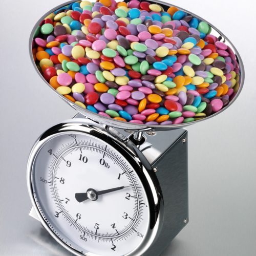 Scale Weighing Jelly Beans, Avoirdupois. Scale Weighing Jelly Beans, Avoirdupois.
