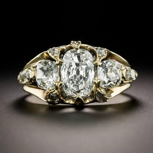 This Victorian Diamond Ring Demonstrates the High Durability of Diamond.