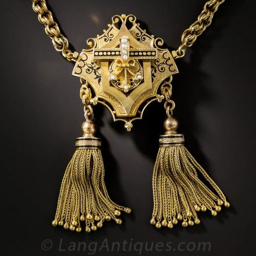 Victorian Tassel Necklace.