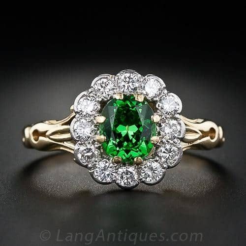 Tsavorite Garnet Ring Tsavorite Garnet Ring.