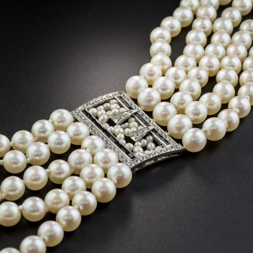 Pearl and Diamond Bracelet, Tiffany & Co.